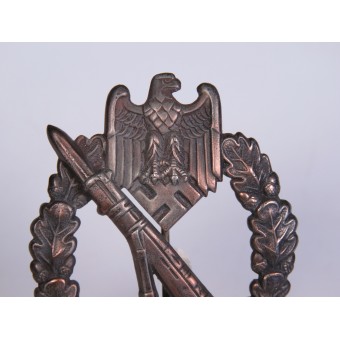 Infanterie Sturmabzeichen i brons av Schickle/BH Mayer. Espenlaub militaria