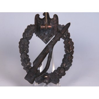 Infanterie Sturmabzeichen i brons av Schickle/BH Mayer. Espenlaub militaria
