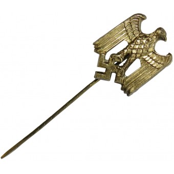Kriegsmarine Zivilabzeichen Gilded Brass, 21,5 mm.. Espenlaub militaria