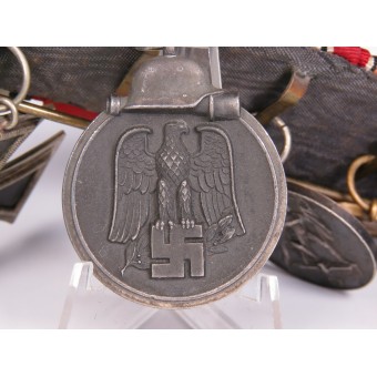 Barra de medallas de 5 premios del participante del Anschluss de Austria y la República Checa. Espenlaub militaria