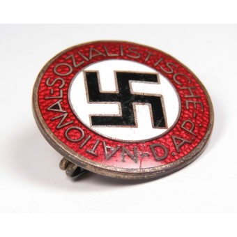 NSDAP M1/9RZM Mitgliedschaftsabzeichen - Robert Hauschild. Espenlaub militaria