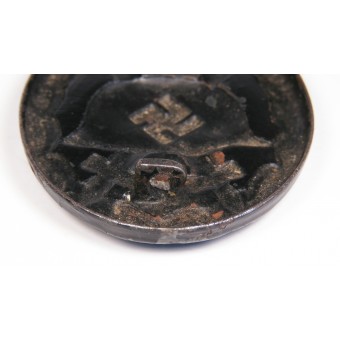 Badge de blessure 1939 Classe noire, Carl Wild. PKZ 107. Iron. Espenlaub militaria