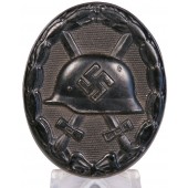 Wond badge in zwart, 1939. Wilhelm Deumer. LDO L/11. IJzeren