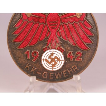 1942 KK-Gewehr Bezirksmeisterschaftspreis im Kleinkalibergewehrschießen. Espenlaub militaria