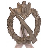 Infanteriets överfallsmärke i brons JFS