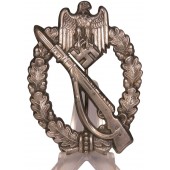 Infanteriets överfallsmärke i silver 