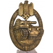 Panzerkampfabzeichen in bronzo KWM, Karl Wurster