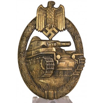 Panzerkampfabzeichen i brons KWM, Karl Wurster. Espenlaub militaria