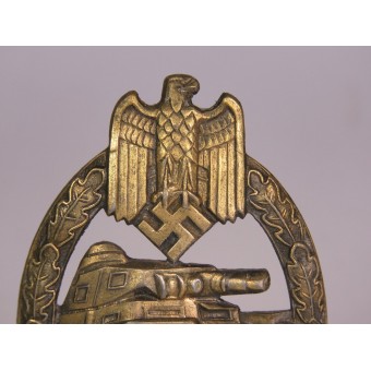 Panzerkampfabzeichen i brons KWM, Karl Wurster. Espenlaub militaria