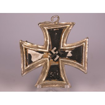 Conjunto de tres condecoraciones del III Reich. Cruz de Hierro 1939 Deumer, ronda 3. Espenlaub militaria