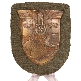 Нарукавный щит Крым 1941-42 железо. Espenlaub militaria