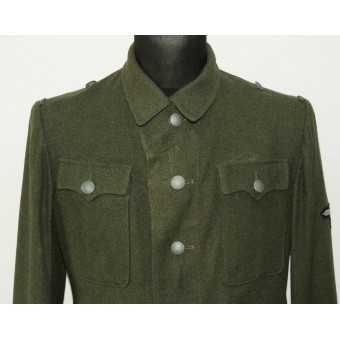 M 1942 Waffen-SS tunic. Beute wool, 1944 depot. Espenlaub militaria