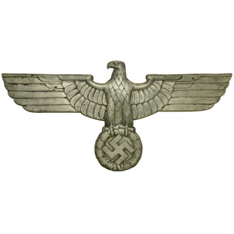 Gran águila ferroviaria para una locomotora de vapor del Tercer Reich. 66 cm. Espenlaub militaria