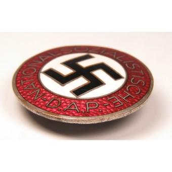 Знак члена NSDAP RZM М1/72-Fritz Zimmermann. Лацканный вариант петли. Espenlaub militaria