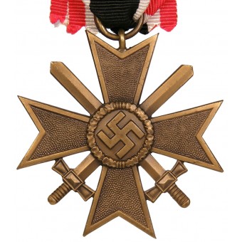 KVK 1939 kors med svärd i brons.. Espenlaub militaria