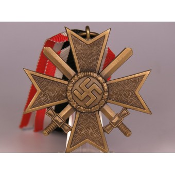 KVK 1939 kors med svärd i brons.. Espenlaub militaria