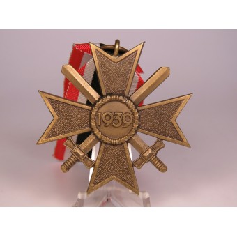 Croce di bronzo del KVK 1939 con spade.. Espenlaub militaria