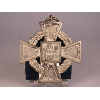 Croce Per 25 anni di servizio civile di 2a classe, Terzo Reich. Friedrich Keller. Espenlaub militaria
