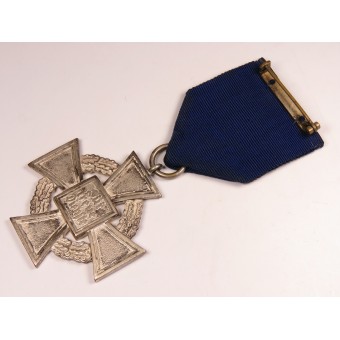 Croix Pour 25 ans de service civil de 2ème classe, 3ème Reich. Friedrich Keller. Espenlaub militaria