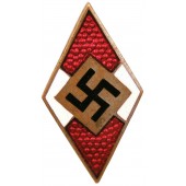 Frühes Abzeichen der Hitlerjugend vor dem RZM Ferdinand Hofstetter