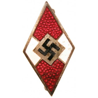 Insigne des premières Jeunesses hitlériennes RZM n° 34-Karl Wurster. Espenlaub militaria