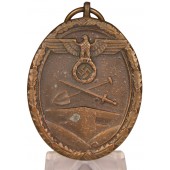 Western Wall medaille, type 2, 1944