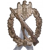 Infanteriesturmabzeichen in Silber. Deumer/ Schickle. Buntmetall