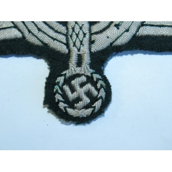 Águila de pecho de oficial Bordado a mano en seda. Espenlaub militaria
