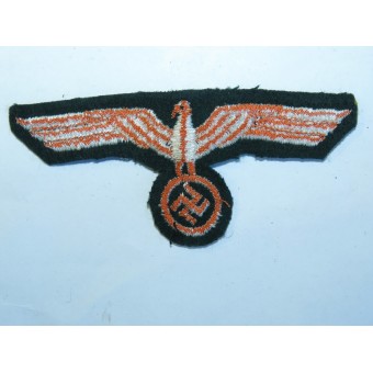 Privately purchased machine embroidered breast eagle. Espenlaub militaria