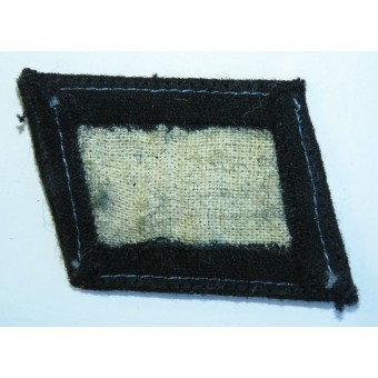 SS collar tab rank side. Worn, tunic removed. Espenlaub militaria