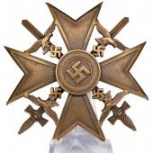 Cruz española de bronce sin espadas LDO L/11
