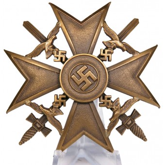 Испанский крест с мечами в бронзе LDO L/11, Wilhelm Deumer. Espenlaub militaria