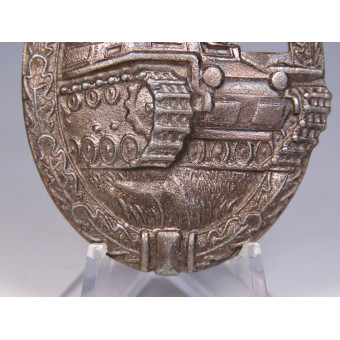 Bronze Panzer Assault Badge Karl Wurster. Espenlaub militaria