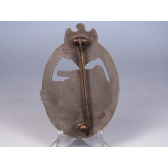 Bronze Panzer Assault Badge Karl Wurster. Espenlaub militaria
