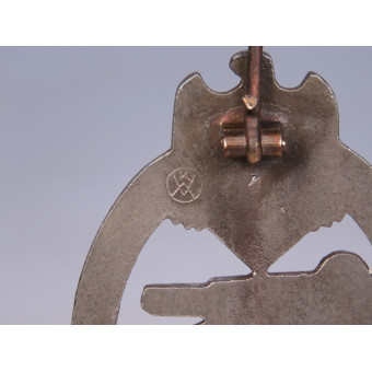 Bronze Panzer Assault Badge Karl Wurster. Espenlaub militaria