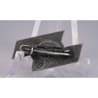 Deutsche Jungvolk Proficiency Badge in SilverDeutsche Jungvolk Proficiency Badge in Silver. Miniature, Deumer. Espenlaub militaria