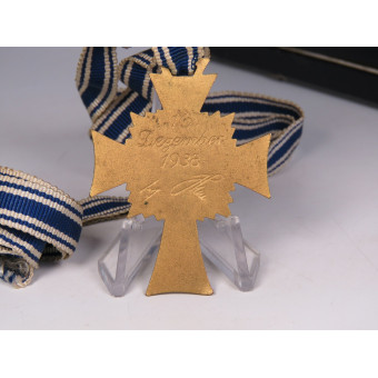 Ehrenkreuz der Deutschen Mutter in Gold Ziemer & Sohne. Espenlaub militaria