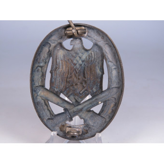 General Assault Badge,Deep pan, 1.30.1 Variant. Espenlaub militaria