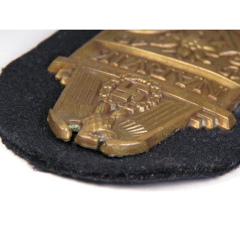 Narvik 1940 Sleeve Shield for Kriegsmarine Deumer. Espenlaub militaria