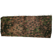 Большой кусок материала Waffen-SS Erbsentarn (DOT-44) на ткани Drillich