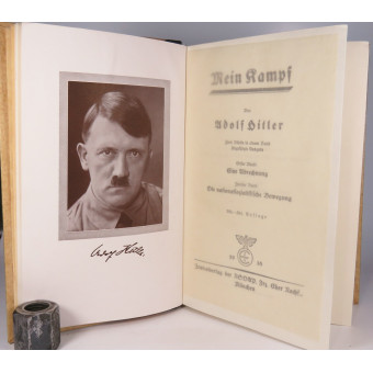 Подарочное издание Mein Kampf, 1938 год, герб города Линц. Espenlaub militaria
