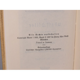 Подарочное издание Mein Kampf, 1938 год, герб города Линц. Espenlaub militaria