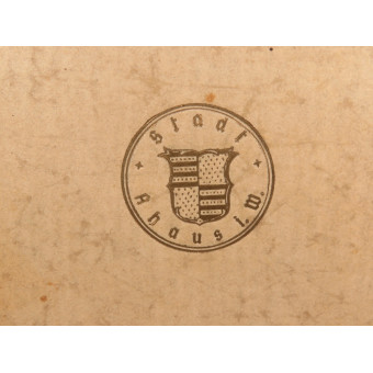 Mein Kampf wedding edition, gift copy with Ahaus i.W town stamp. Espenlaub militaria