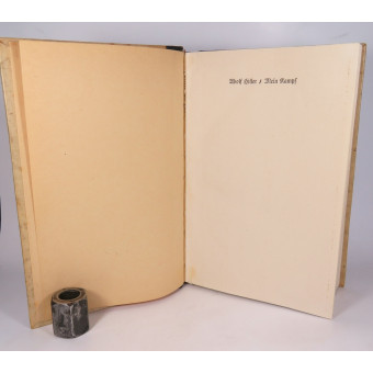 Mein Kampf wedding edition, gift copy with Ahaus i.W town stamp. Espenlaub militaria