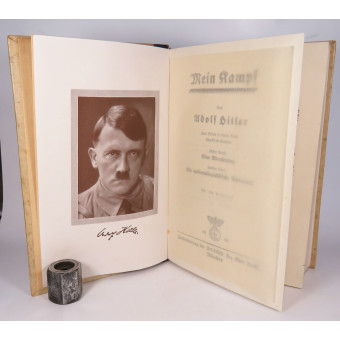 Mein Kampf wedding edition, gift copy with Ahaus i.W town stamp. Espenlaub militaria