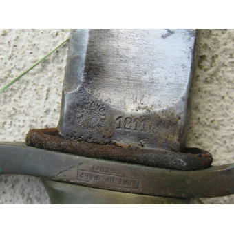 Шашка драгунская солдатская обр. 1881 года со штыком, Златоуст, 1911 г.. Espenlaub militaria