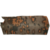 Waffen-SS camouflage fabric fragment, Eichenlaubmuster,