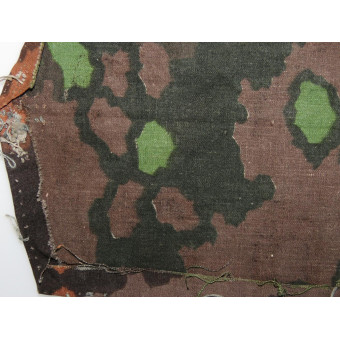 Waffen-SS camouflage fabric fragment, Eichenlaubmuster,. Espenlaub militaria
