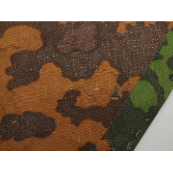 Waffen-SS camouflage fabric fragment, Eichenlaubmuster, mint condition. Espenlaub militaria