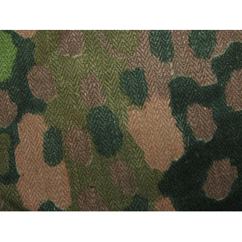 Waffen-SS camouflage fabric fragment, Erbsenmuster (DOT-44), unused. Espenlaub militaria